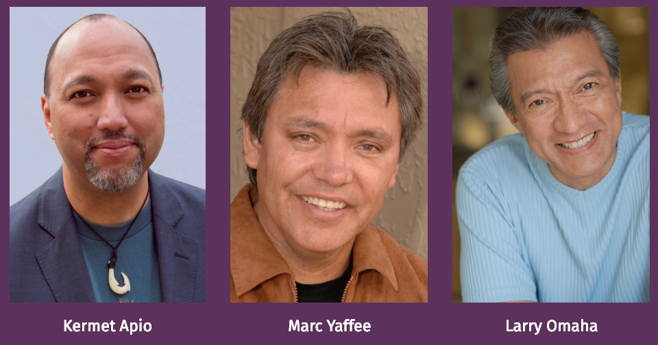 Native Strong Comedy Slam Comedians - Kermet Apio, Marc Yaffee, Larry Omaha