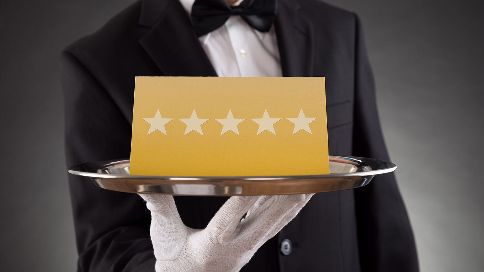 Waiter Serving Star Rating