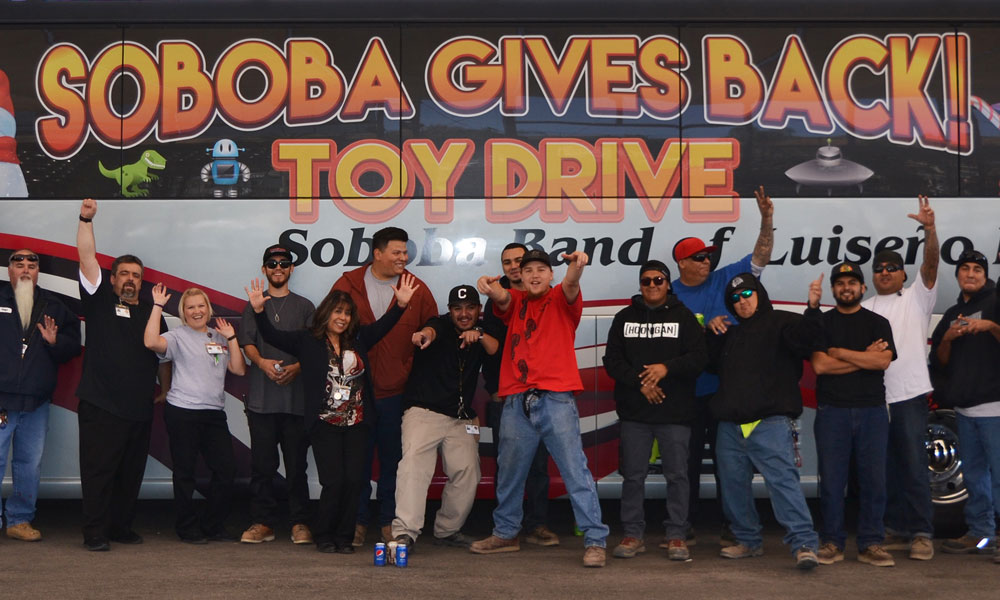 Soboba Gives Back Toy Drive – Soboba Casino