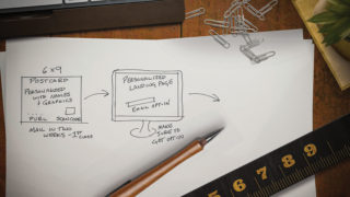 illustration of how to use a storyboard for digital marketing campaign