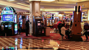 casino kiosk on gaming floor