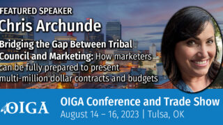 Chris Archunde at OIGA 2023: Bridging the Gap Between Tribal Council and Marketing